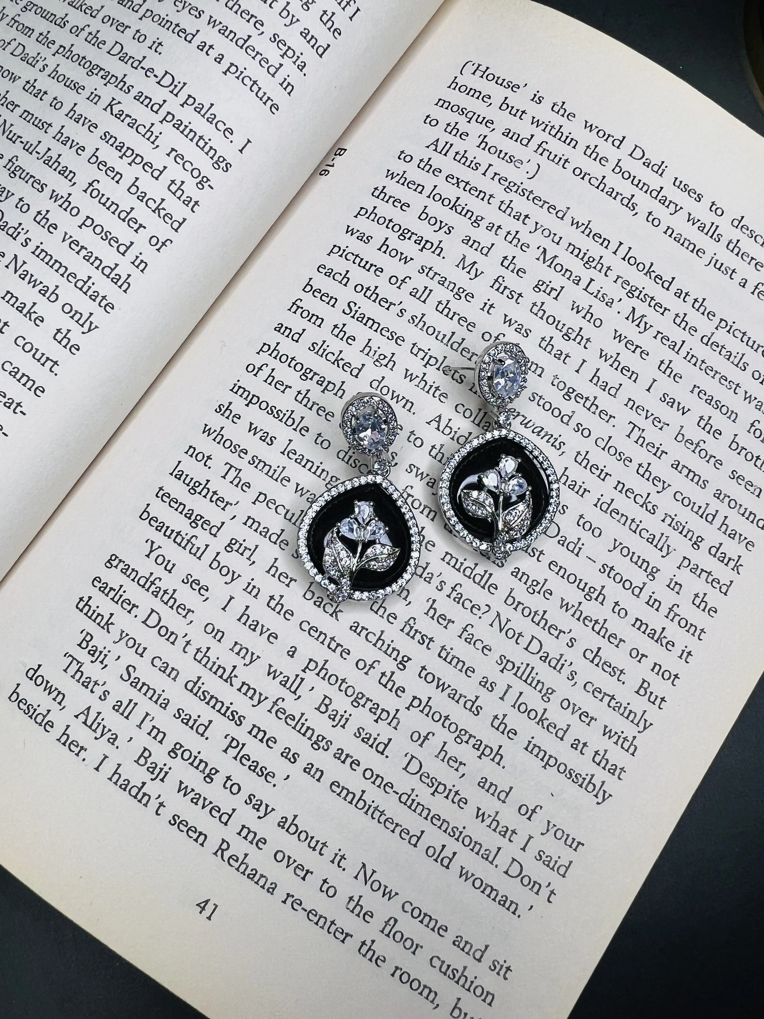 Black Vintage Earrings
