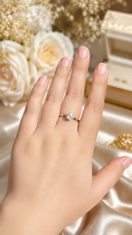 Single Stone Ring
