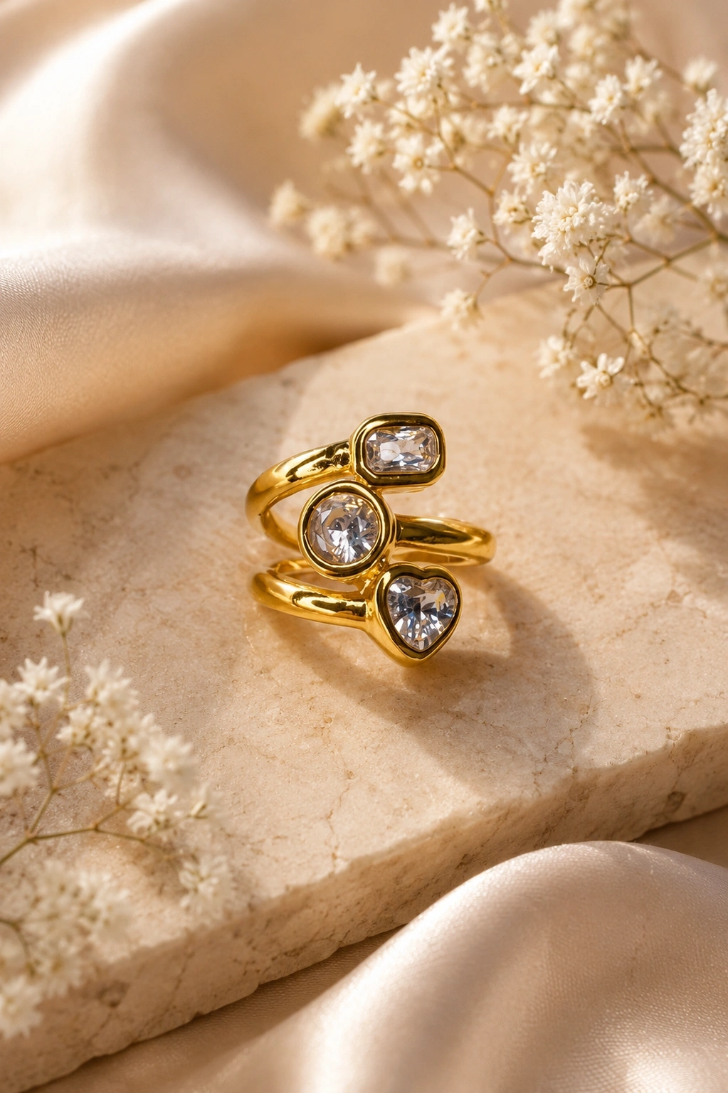 Trinity Spark Ring