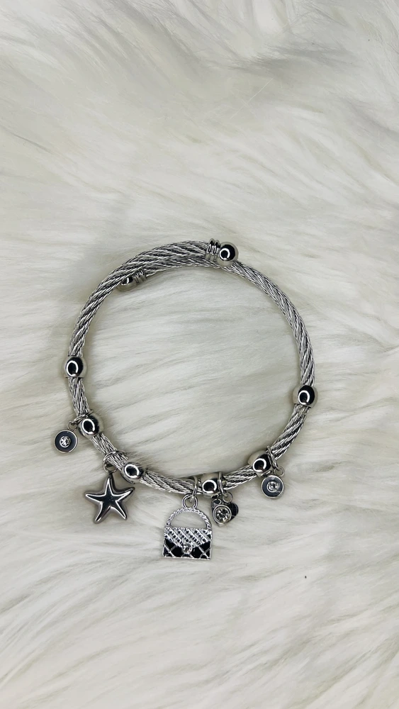 Charm Star Bracelet (Silver)