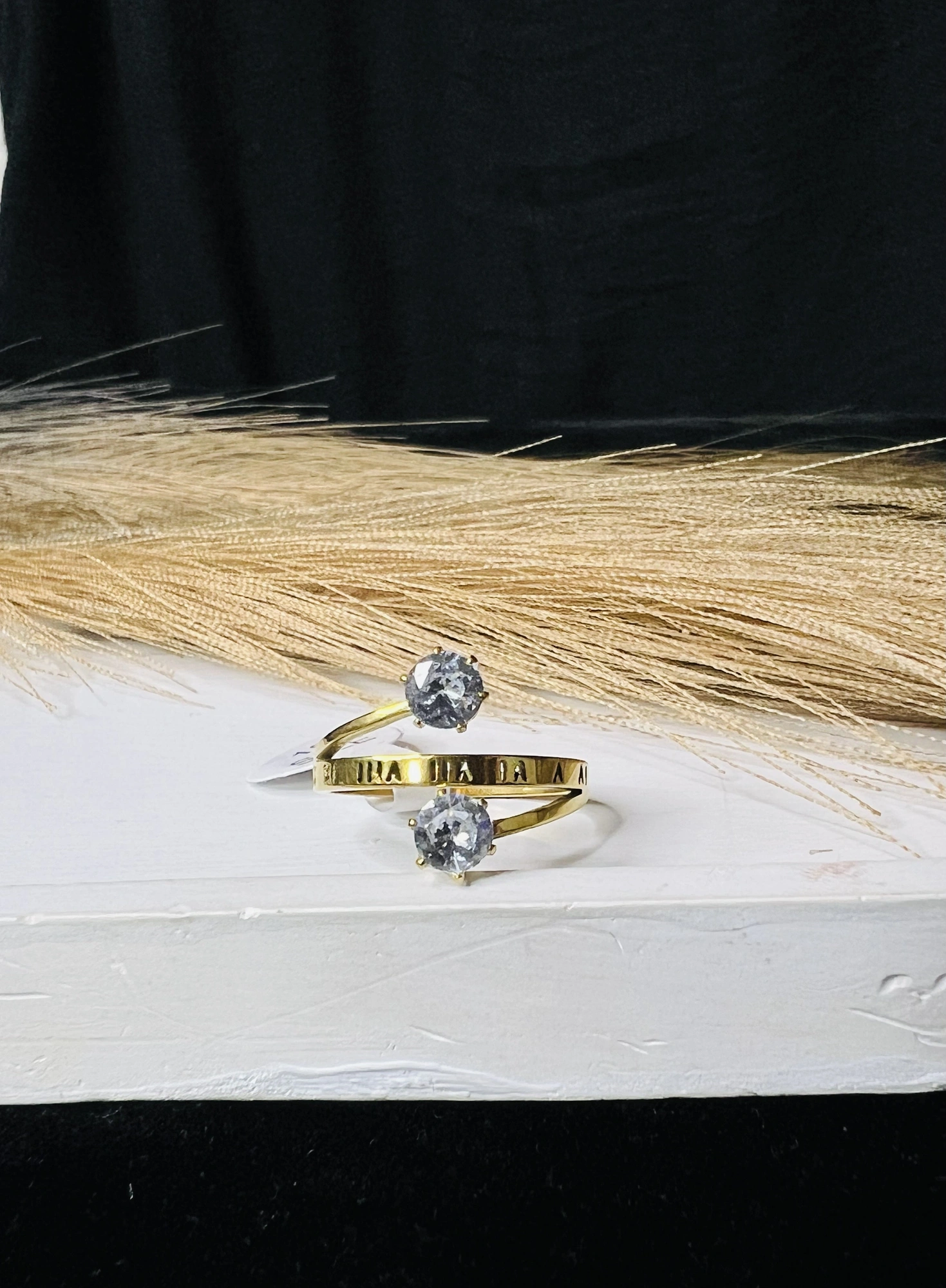 Roman Two Stone Ring