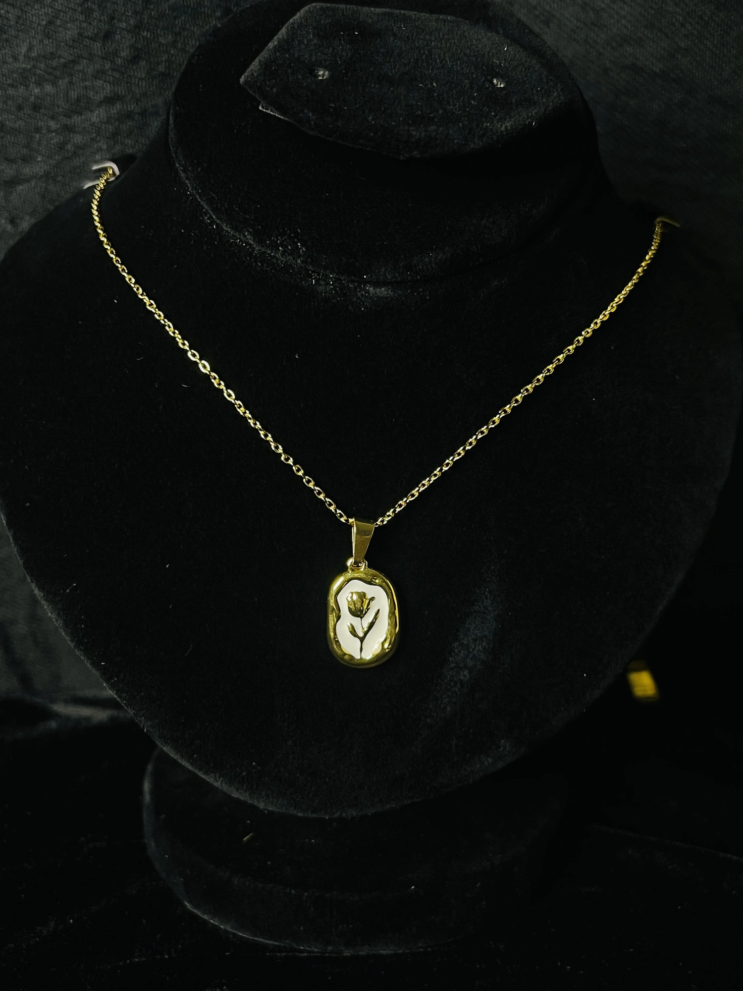 White Rose Pendant, photo 2 of 2