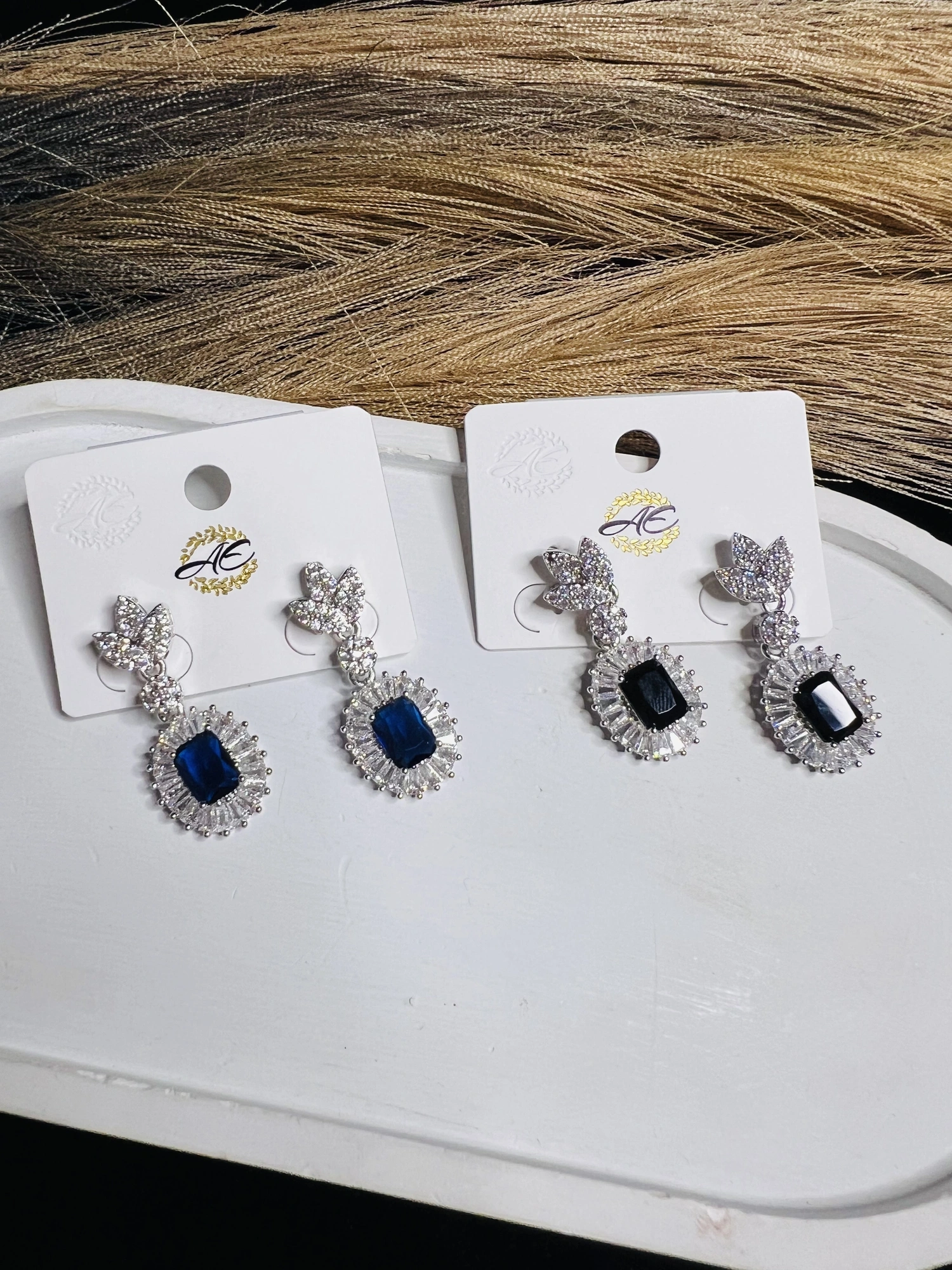 American Diamond Earrings, photo 3 of 3