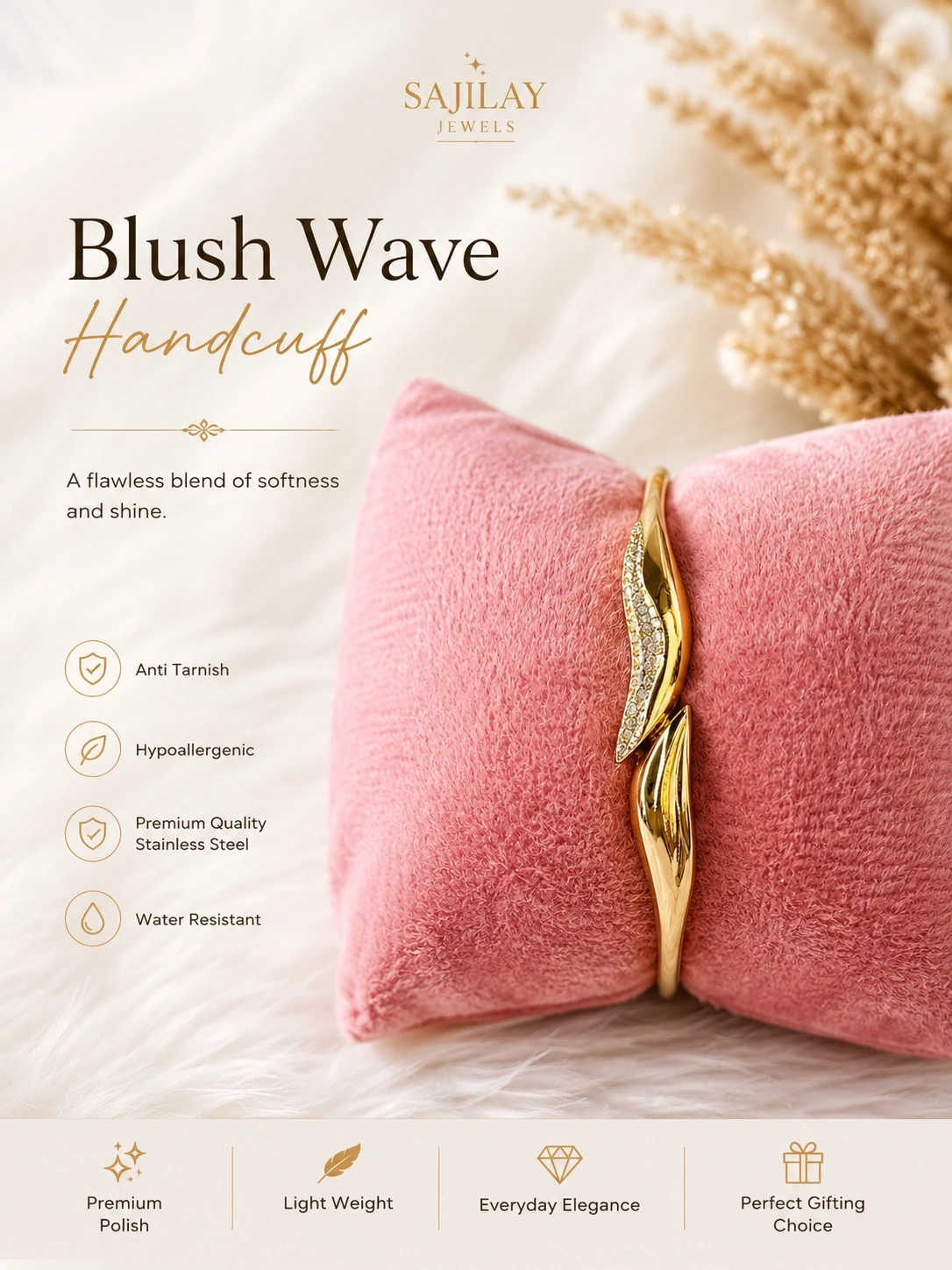 Blush Wave Handcuff