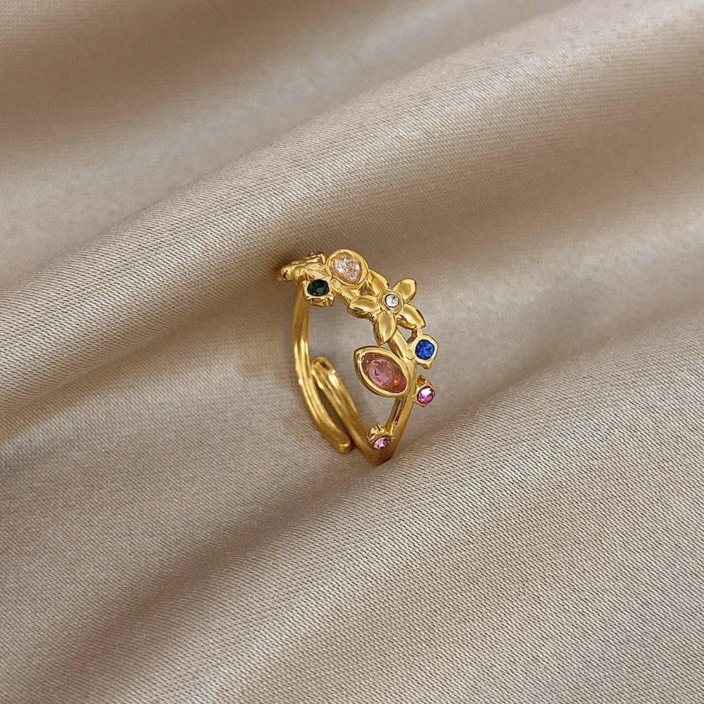 Stainless steel Embedded Ring