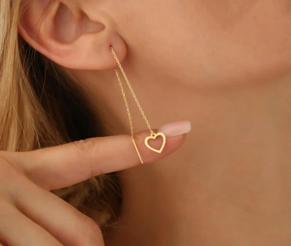 Heart (Sui Dhaga) Studs